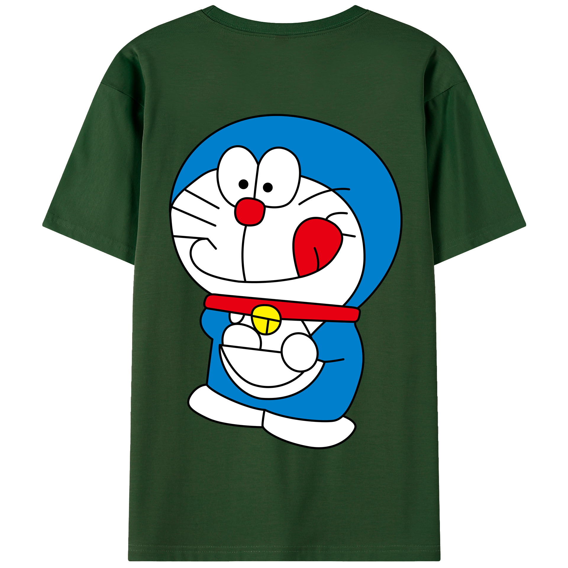 （画像用） ドラえもん Doraemon 綿100％半袖Tシャツ（背面プリント）